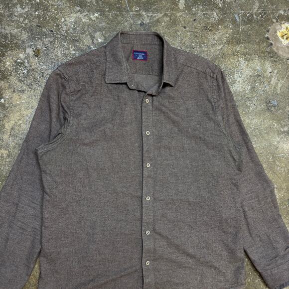 Untuckit Slim Fit Button Up Shirt Men's Large Minimalist Preppy - Picture 2 of 11